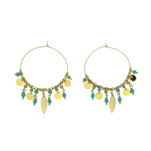 Morrocan Mint Hoops
