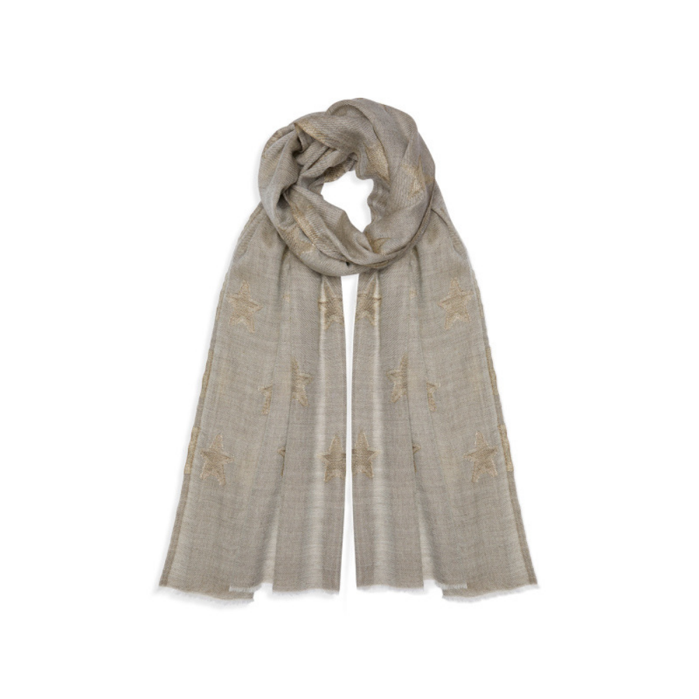 Golden Star Lurex Pashmina
