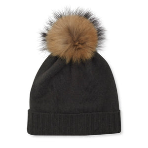 Mole Cashmere Knit Pom Hat